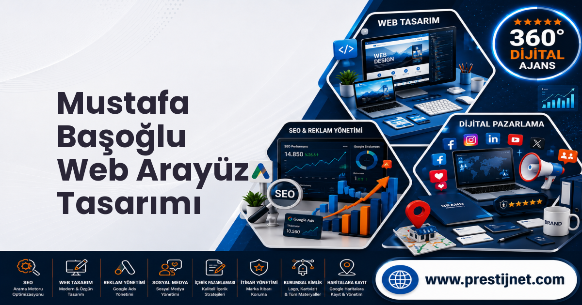 Mustafa Başoğlu Web Arayüz Tasarımı