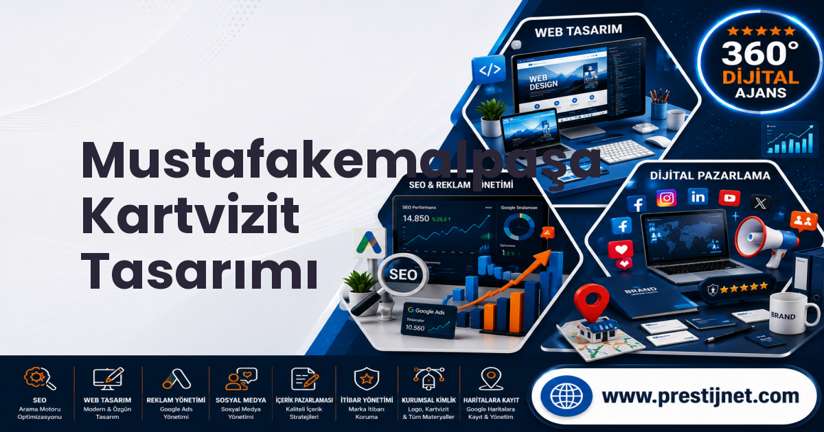 Mustafakemalpaşa Kartvizit Tasarımı