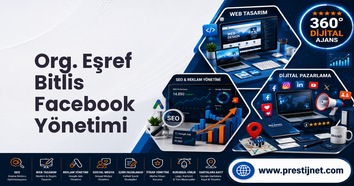 Org. Eşref Bitlis Facebook Yönetimi