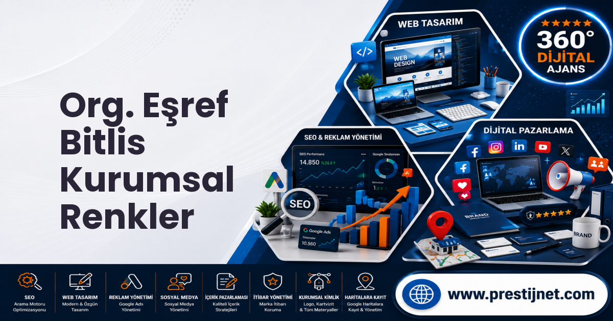 Org. Eşref Bitlis Kurumsal Renkler