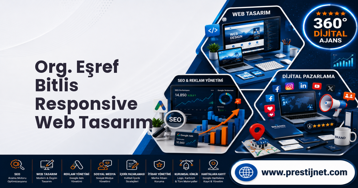 Org. Eşref Bitlis Responsive Web Tasarım