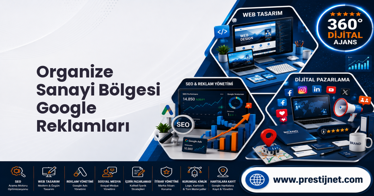 Organize Sanayi Bölgesi Google Reklamları