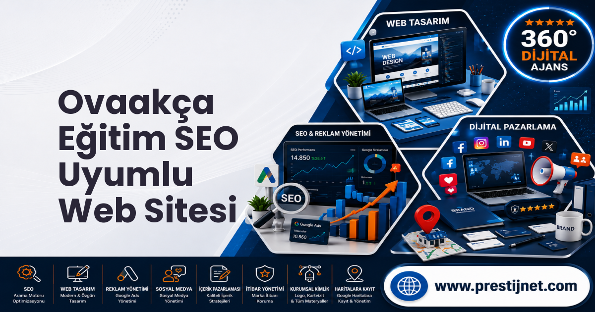 Ovaakça Eğitim SEO Uyumlu Web Sitesi