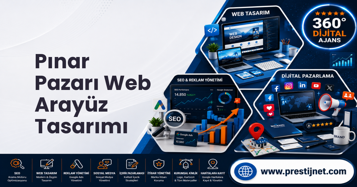 Pınar Pazarı Web Arayüz Tasarımı