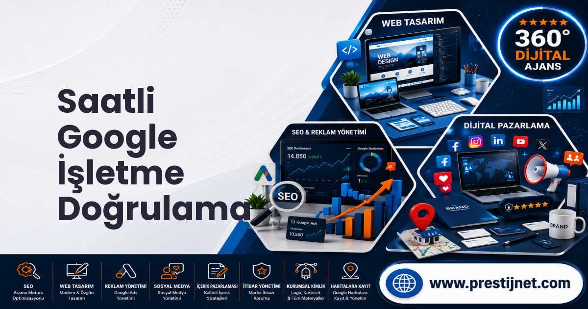 Saatli Google İşletme Doğrulama
