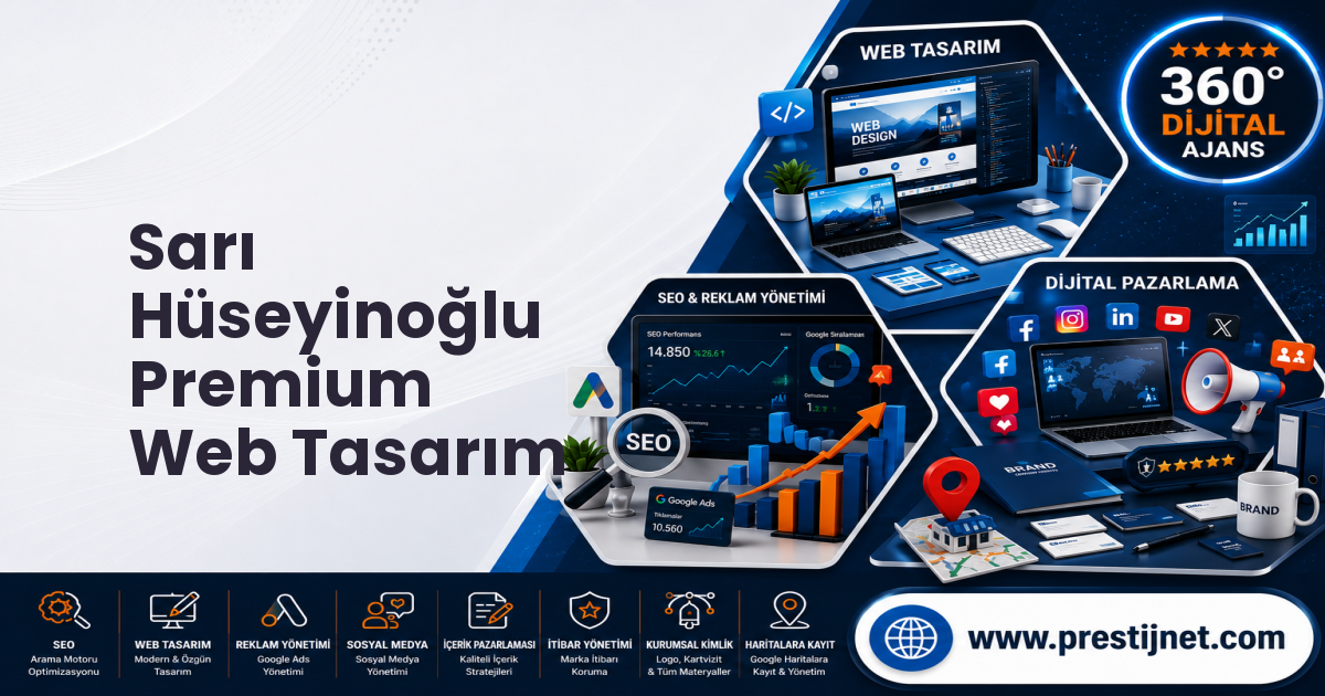 Sarı Hüseyinoğlu Premium Web Tasarım