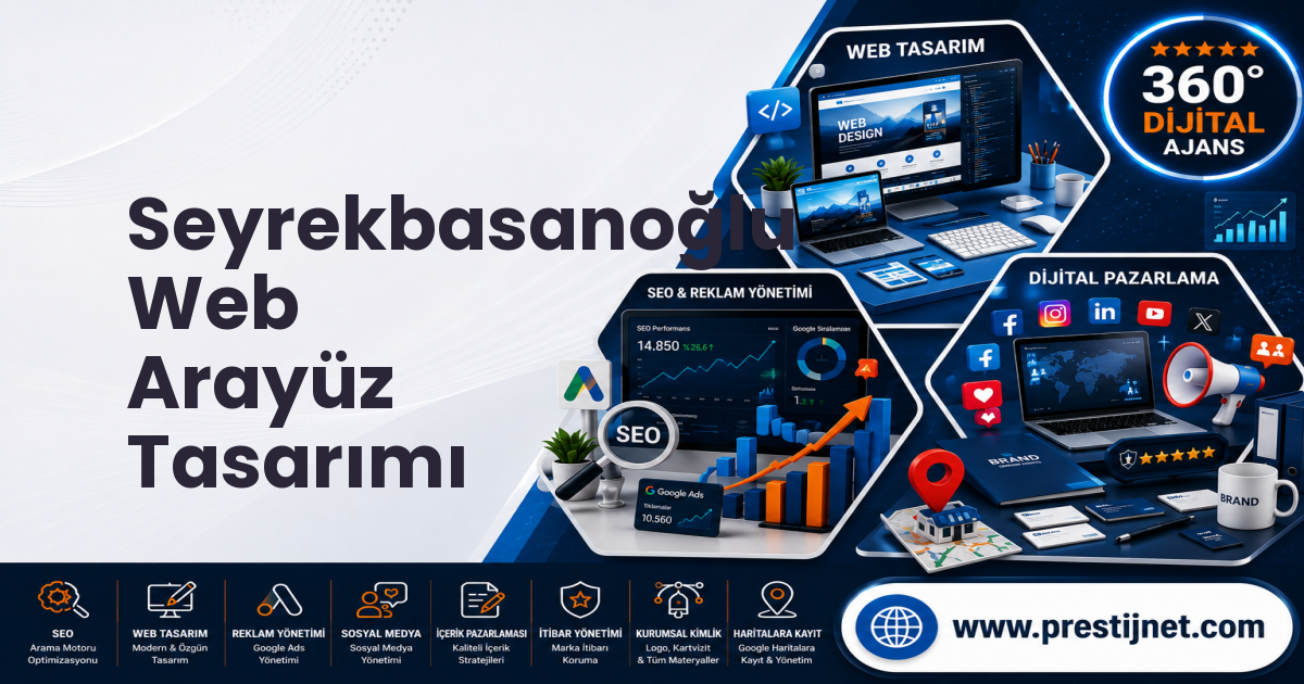 Seyrekbasanoğlu Web Arayüz Tasarımı