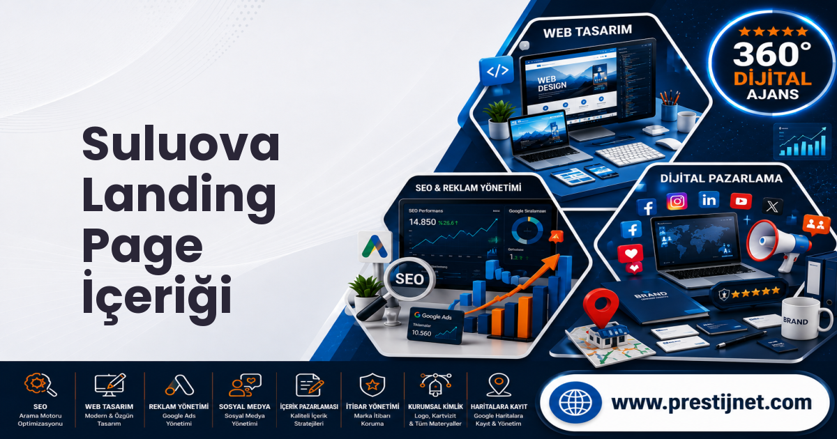 Suluova Landing Page İçeriği