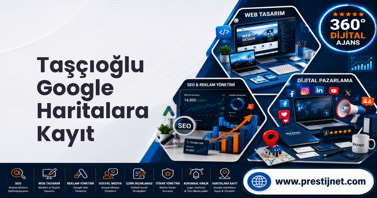 Taşçıoğlu Google Haritalara Kayıt