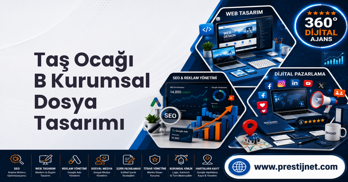 Taş Ocağı B Kurumsal Dosya Tasarımı
