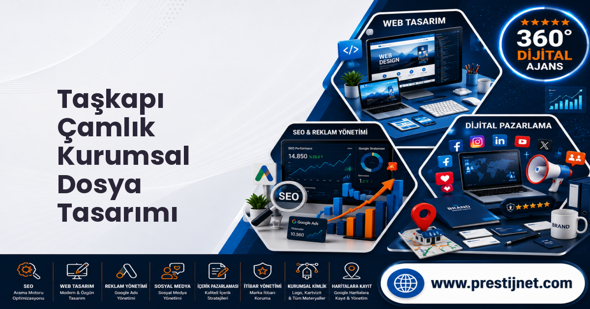 Taşkapı Çamlık Kurumsal Dosya Tasarımı