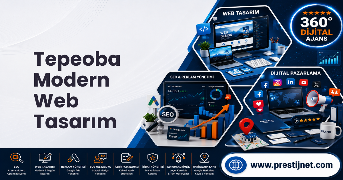 Tepeoba Modern Web Tasarım