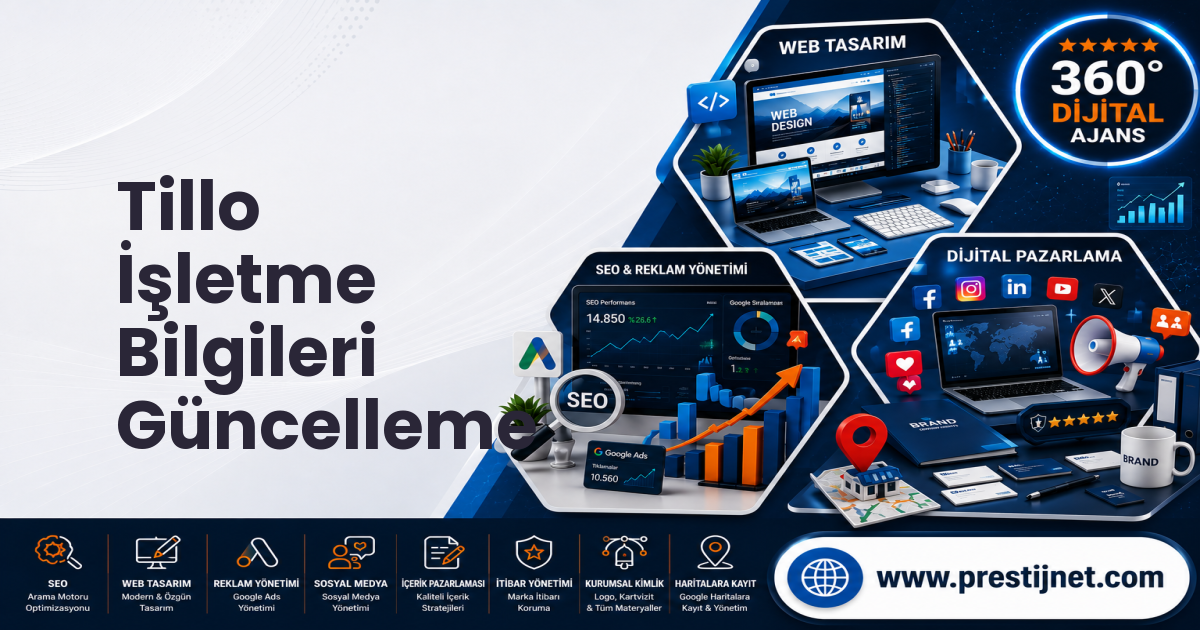 Tillo İşletme Bilgileri Güncelleme