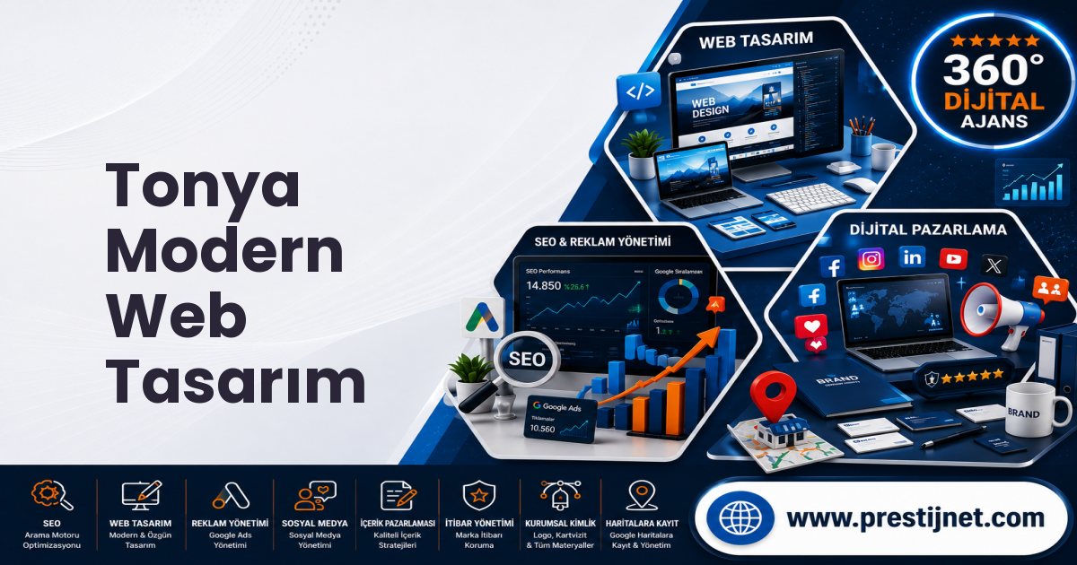 Tonya Modern Web Tasarım