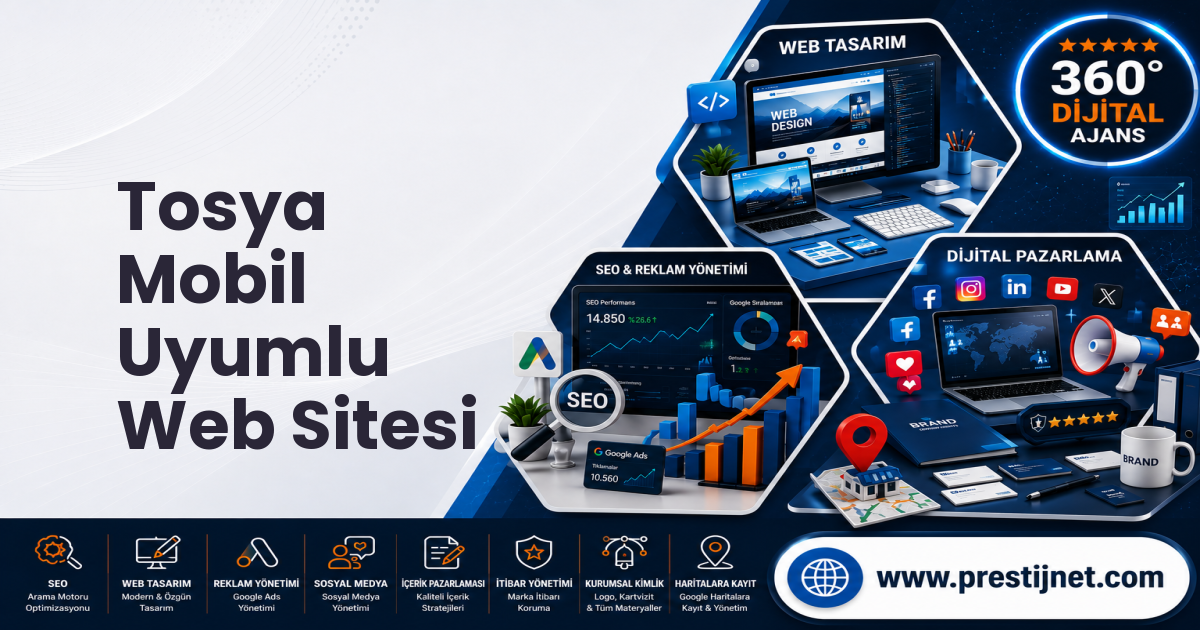 Tosya Mobil Uyumlu Web Sitesi