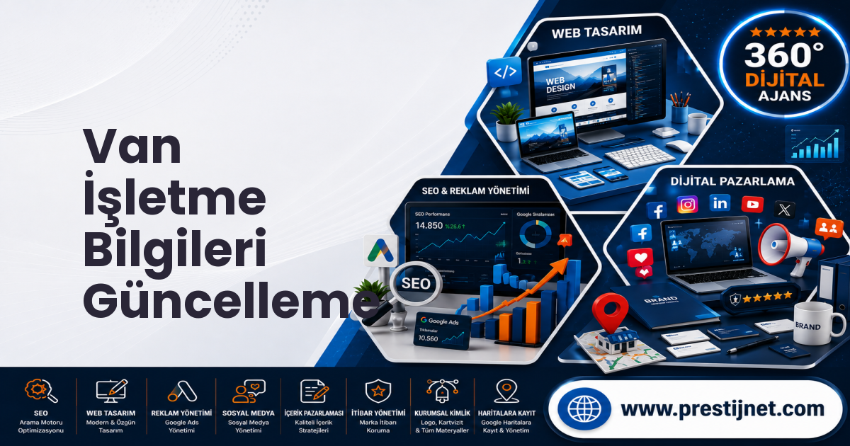 Van İşletme Bilgileri Güncelleme