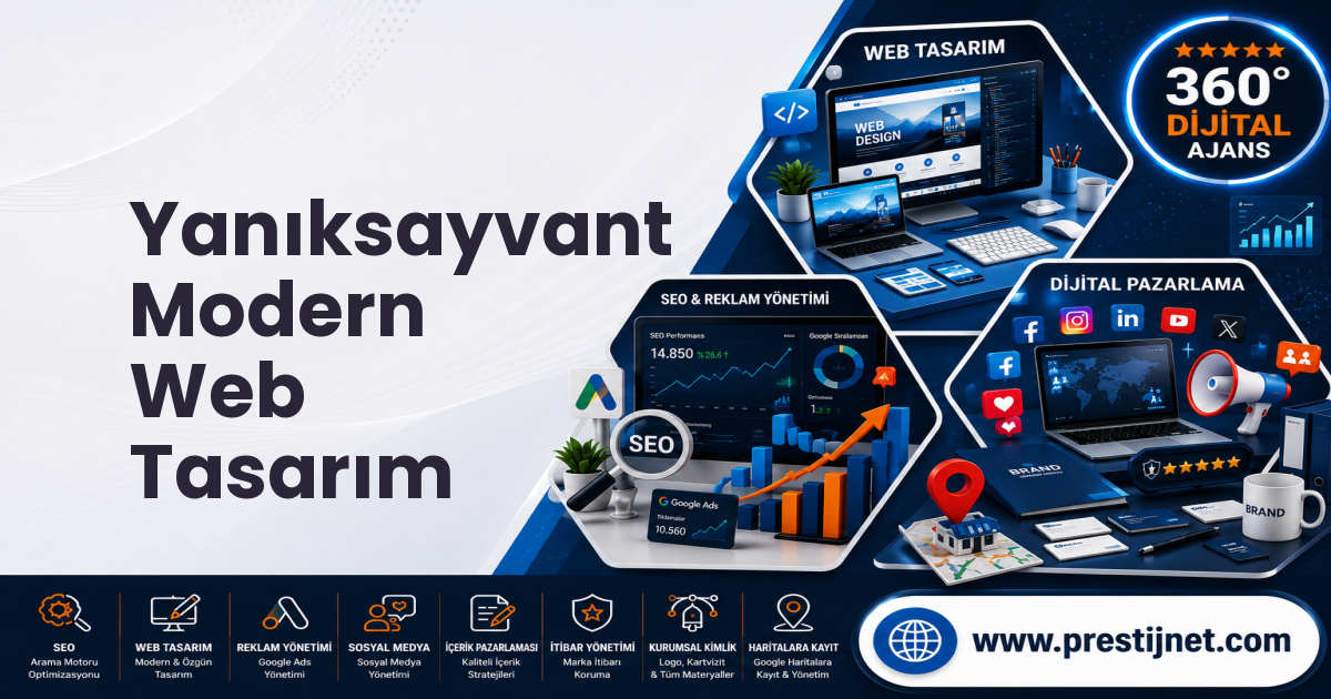 Yanıksayvant Modern Web Tasarım