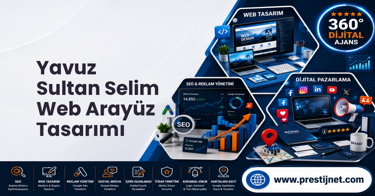 Yavuz Sultan Selim Web Arayüz Tasarımı
