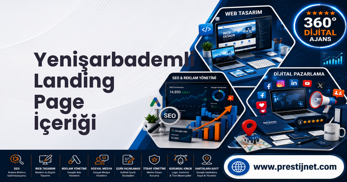 Yenişarbademli Landing Page İçeriği