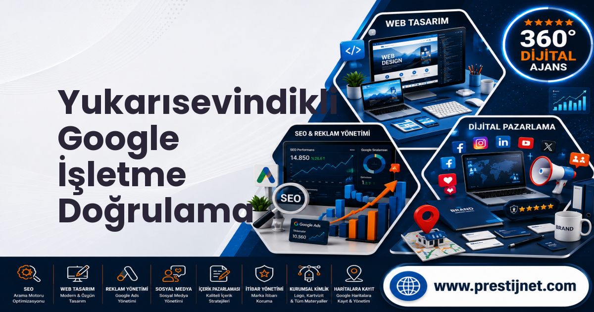Yukarısevindikli Google İşletme Doğrulama